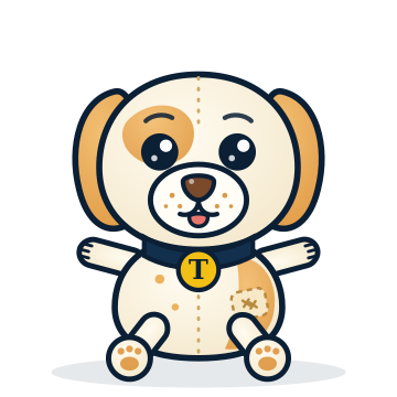 Tuffy — Peak Pet Supply's plush pup mascot